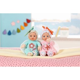 BABY born Bebelus Ingeras 18 cm cu zornaitoare si clema de prins la carut sau patut cu hainute roz sau albastre